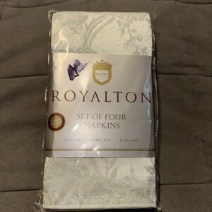 Royalton Collection Floral Cloth‎ Napkins 19x19 4 Pack Mint Green